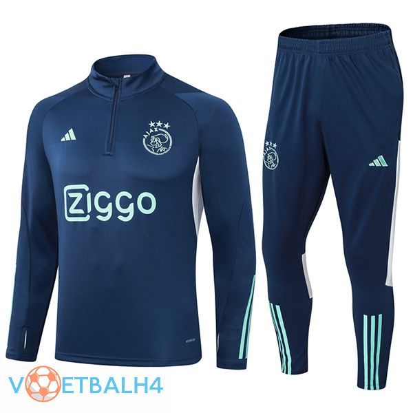 AFC Ajax blauw trainingspak koninklijk 2023/2024