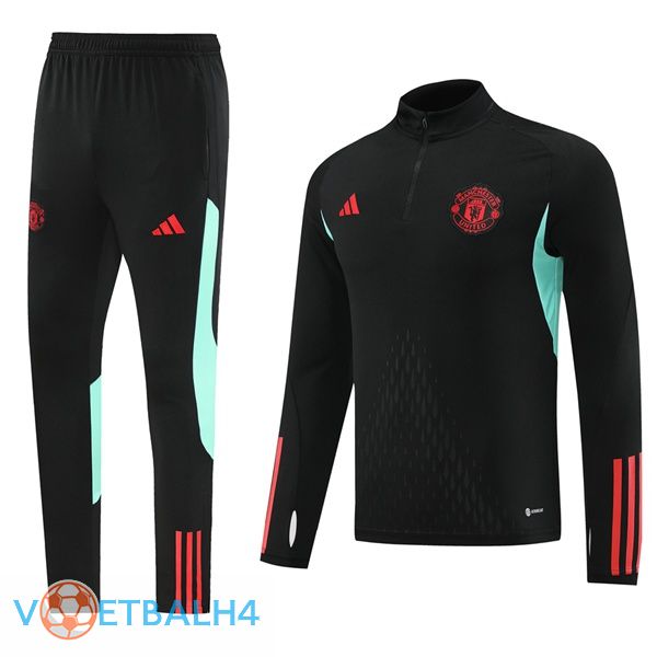 Manchester United trainingspak zwart 2023/2024