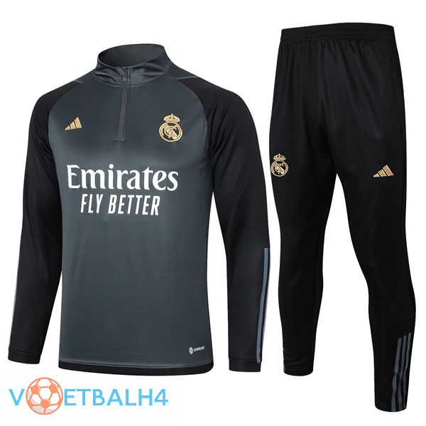 Real Madrid trainingspak grijs 2023/2024