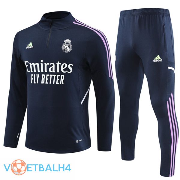 Real Madrid trainingspak koninklijk blauw 2023/2024