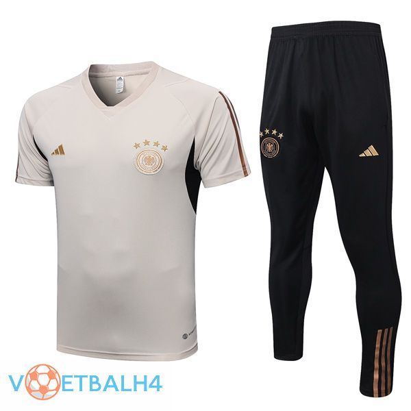 Duitsland Training T Shirt + broek bruin 2023/2024