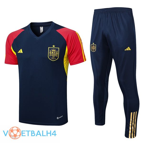 Spanje Training T Shirt + broek koninklijk blauw 2023/2024