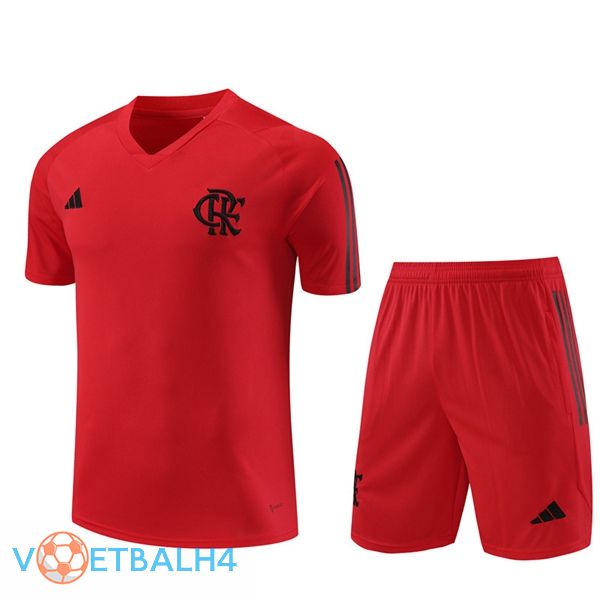 Flamengo Training T Shirt + korte broek rood 2023/2024