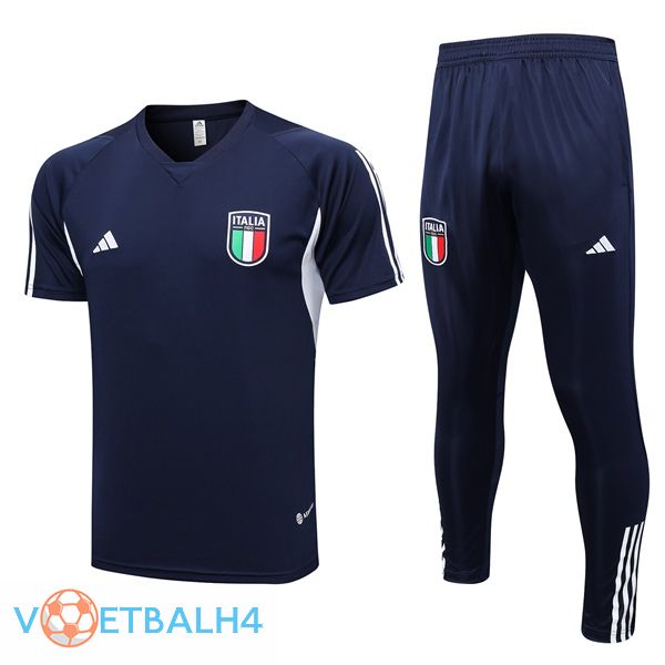 Italië Training T Shirt + broek koninklijk blauw 2023/2024