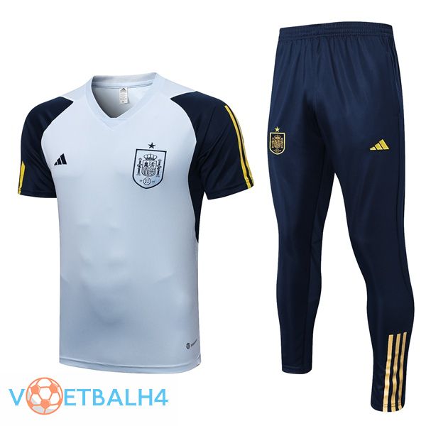 Spanje Training T Shirt + broek blauw 2023/2024