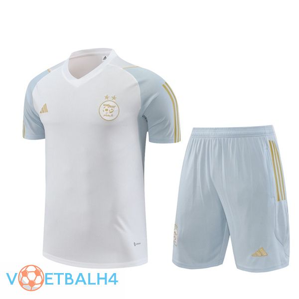 Algeria Training T Shirt + korte broek wit 2023/2024