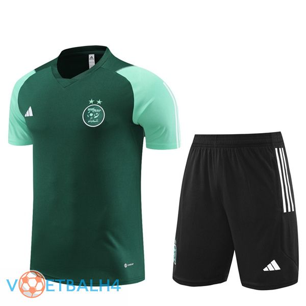 Algeria Training T Shirt + korte broek groente 2023/2024