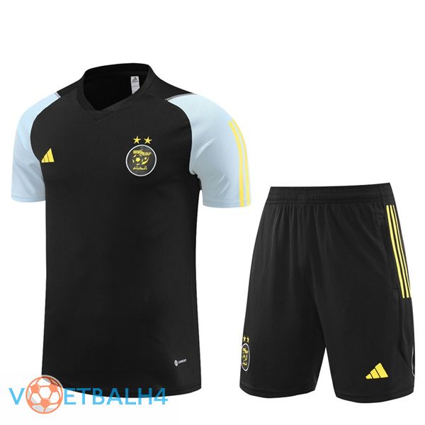 Algeria Training T Shirt + korte broek zwart 2023/2024