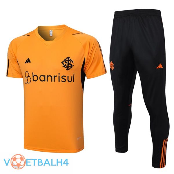 SC Internacional Training T Shirt + broek oranje 2023/2024