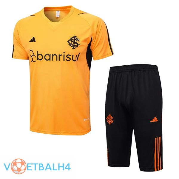 SC Internacional Training T Shirt + korte broek oranje 2023/2024