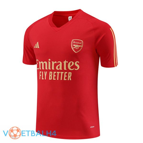 Arsenal Training T Shirt rood 2023/2024