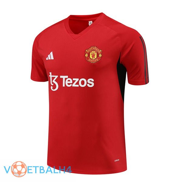 Manchester United Training T Shirt rood 2023/2024