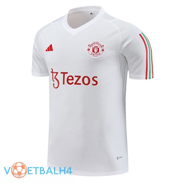 Manchester United Training T Shirt wit 2023/2024