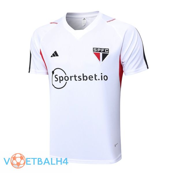 Sao Paulo FC Training T Shirt wit 2023/2024