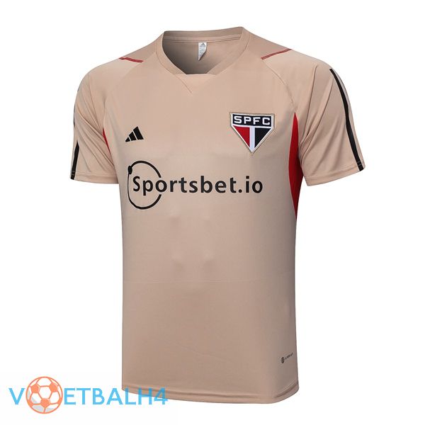 Sao Paulo FC Training T Shirt bruin 2023/2024