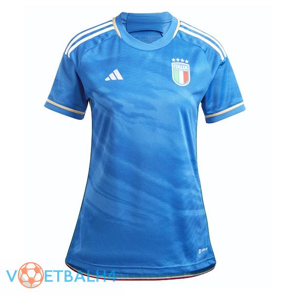 Italië Dames voetbal jersey thuis blauw 2023/2024