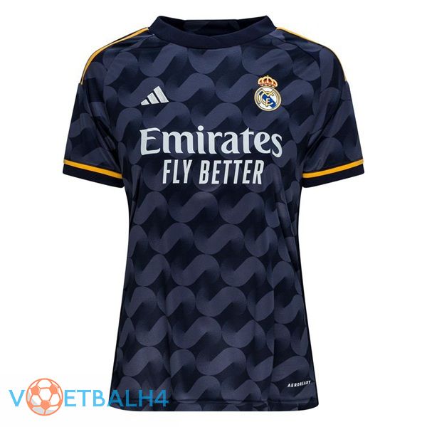 Real Madrid Dames uit voetbal jersey blauw koninklijk 2023/2024