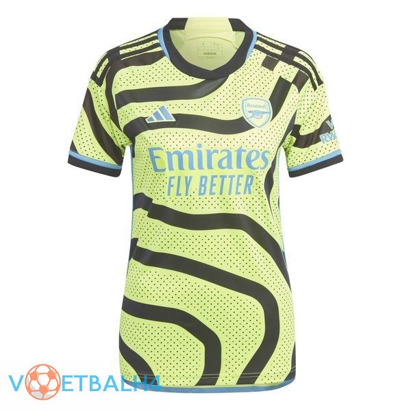 Arsenal Dames uit voetbal jersey groente 2023/2024