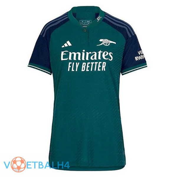 Arsenal Dames voetbal jersey derde groente 2023/2024