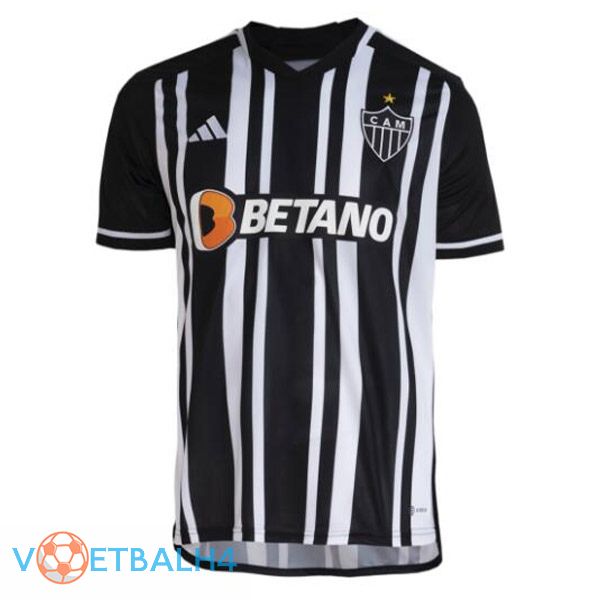 Atletico Mineiro voetbal jersey thuis zwart wit 2023/2024