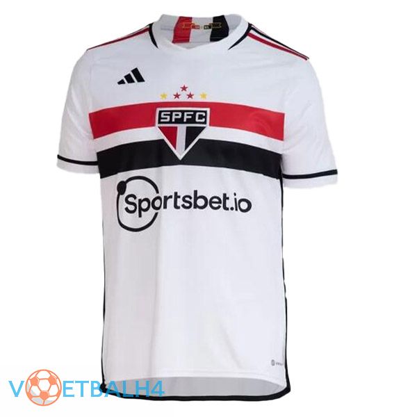 Sao Paulo FC voetbal jersey thuis wit 2023/2024