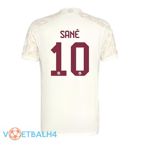 Bayern Munich (Sané 10) derde voetbal jersey geel 2023/2024