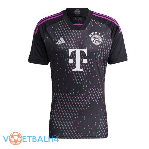 Bayern Munich uit voetbal jersey zwart 2023/2024