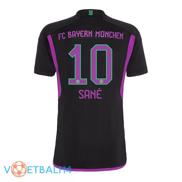 Bayern Munich (Sané 10) uit voetbal jersey zwart 2023/2024