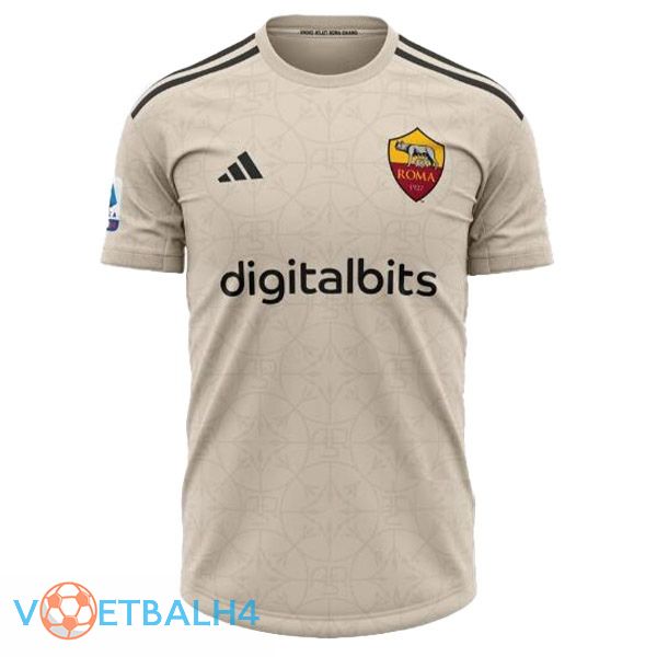 AS Roma voetbal jersey uit bruin gelekte versie 2023/2024