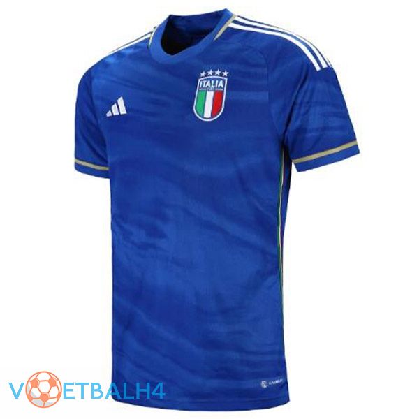 Italië voetbal jersey thuis blauw 2023/2024