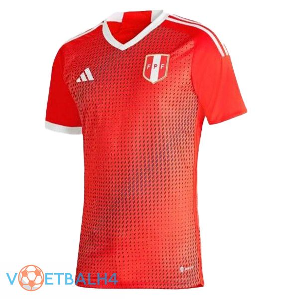 Peru voetbal jersey uit rood 2023/2024