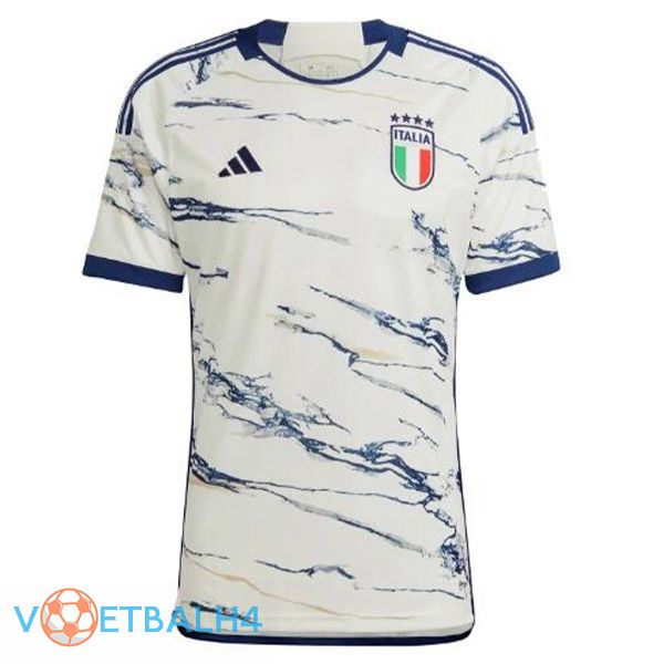 Italië voetbal jersey uit wit 2023/2024