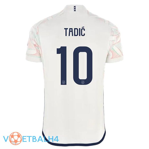 AFC Ajax (Tadić 10) voetbal jersey uit wit 2023/2024