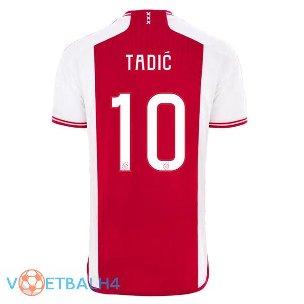 AFC Ajax (Tadić 10) voetbal jersey thuis rood wit 2023/2024