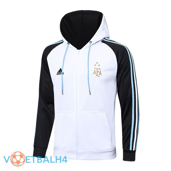 Argentinië trainingsjack Hoodie wit 2023/2024