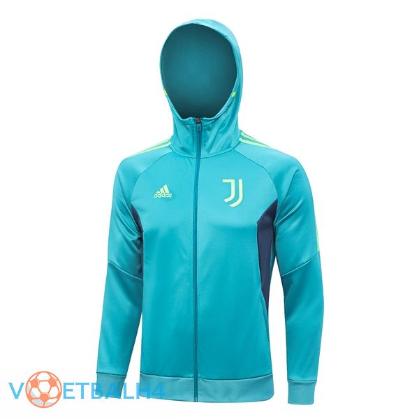 Juventus trainingsjack Hoodie groente 2023/2024