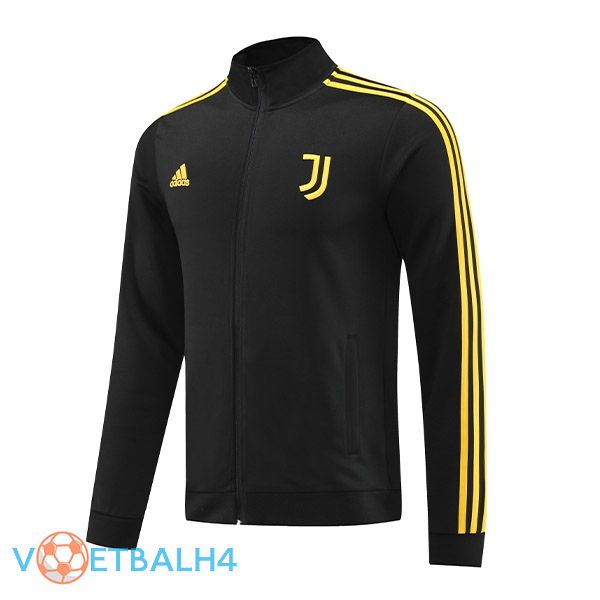 Juventus trainingsjack zwart 2023/2024