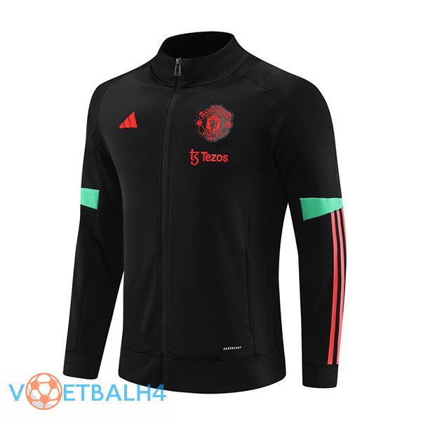 Manchester United trainingsjack zwart 2023/2024