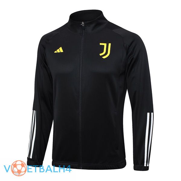 Juventus trainingsjack zwart 2023/2024