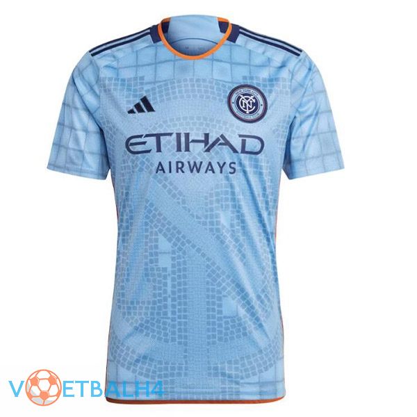 nieuw York City voetbal jersey thuis blauw 2023/2024