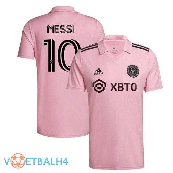 Inter Miami CF (MESSI 10) voetbal jersey thuis roze 2023/2024