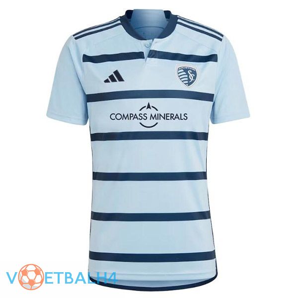 Sporting Kansas City voetbal jersey thuis blauw 2023/2024