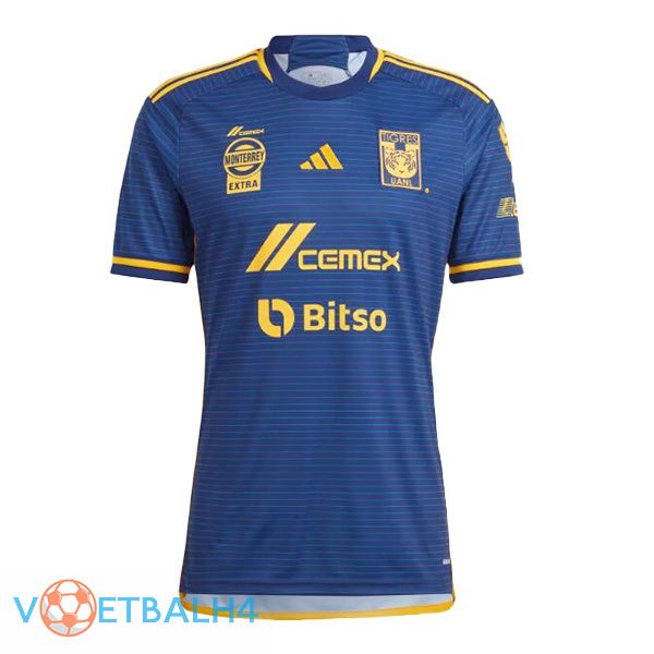 Tigres UANL uit voetbal jersey blauw 2023/2024