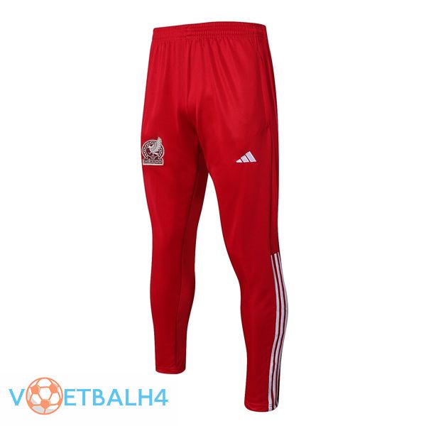 Mexico Training broek rood 2023/2024