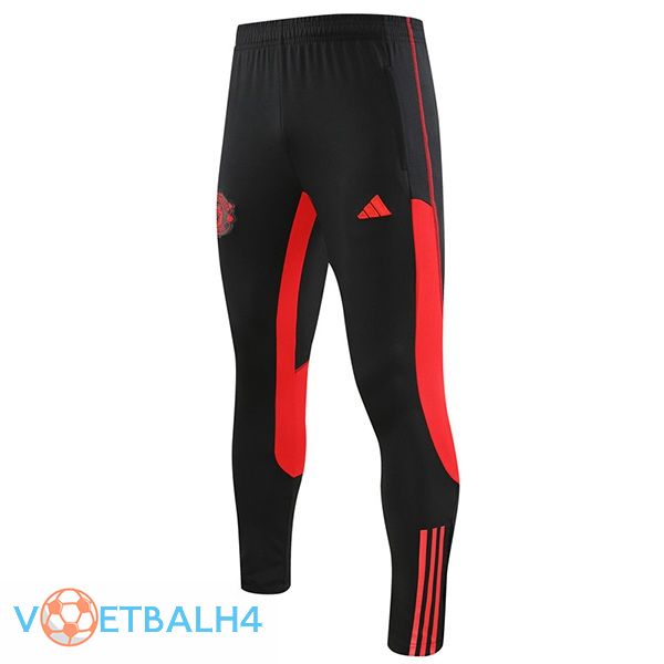 Manchester United Training broek zwart rood 2023/2024