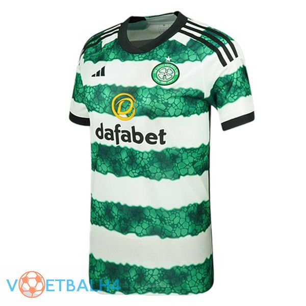 Celtic FC voetbal jersey thuis groente wit 2023/2024