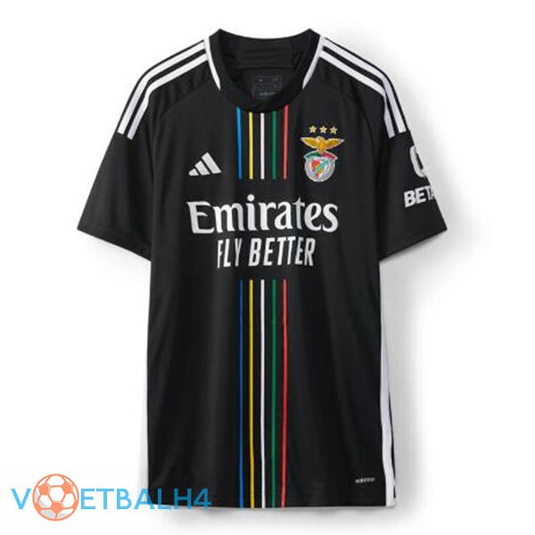 S.L Benfica voetbal jersey uit zwart 2023/2024