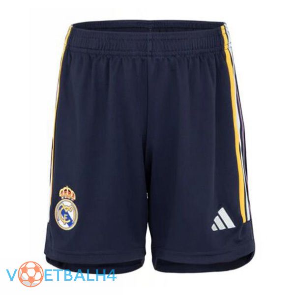 Real Madrid voetbal korte broek uit blauw koninklijk 2023/2024