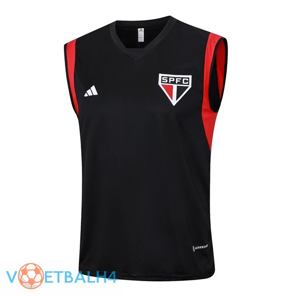 Sao Paulo FC voetbal Vest zwart 2023/2024