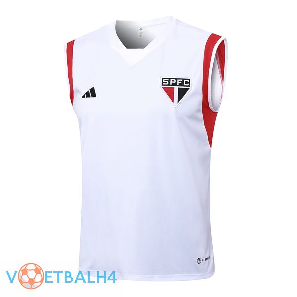 Sao Paulo FC voetbal Vest wit 2023/2024